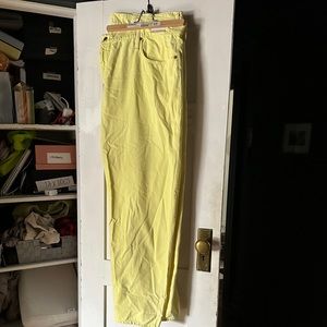 Brand new lemon yellow jeans